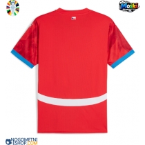 Moški Nogometni dresi Češka Domači EP 2024 Kratek Rokav